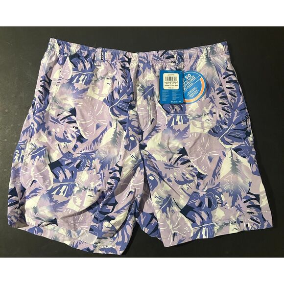 NWT Columbia Men's Super Backcast Water Shorts Violet Size XL 8" - Picture 1 of 8